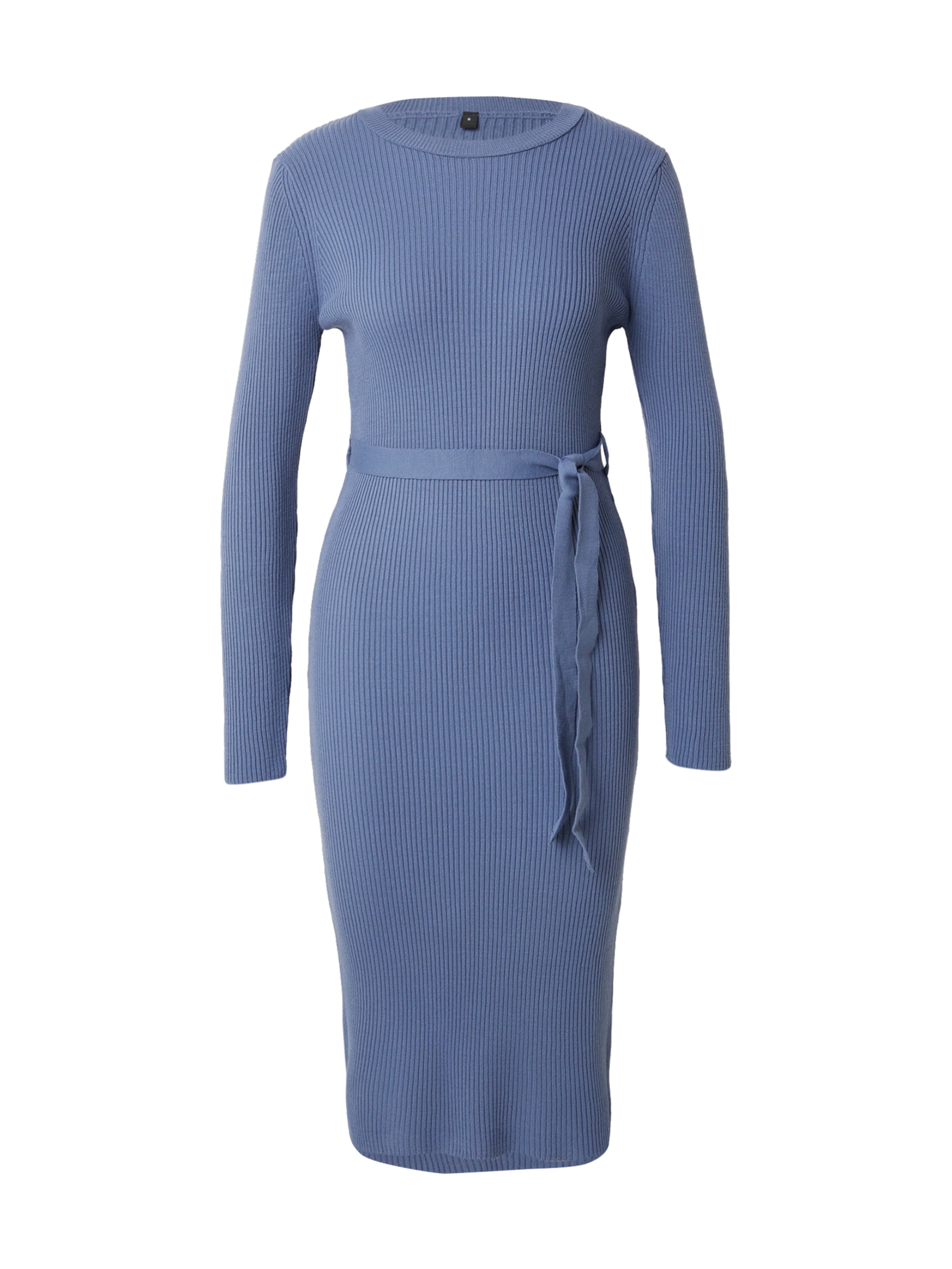 Trendyol Knitted dress in Blue: front