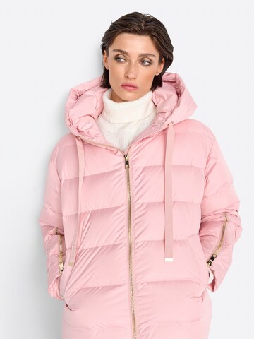 Giacca invernale di Rich & Royal in rosa: frontale