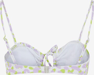 PIECES Bandeau Bikinitop 'Vimsa' in Lila