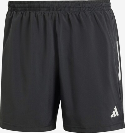 ADIDAS PERFORMANCE Workout Pants 'Own The Run' in Black / White, Item view