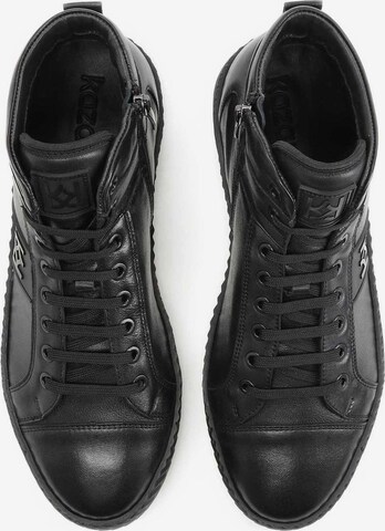 Kazar High-Top Sneakers in Black