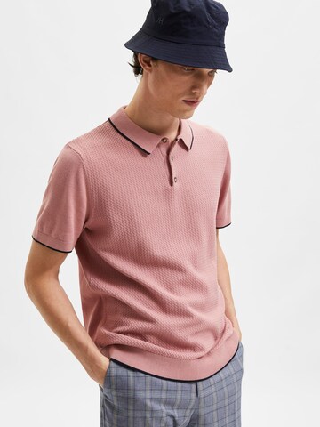 SELECTED HOMME Trui 'Hank' in Roze