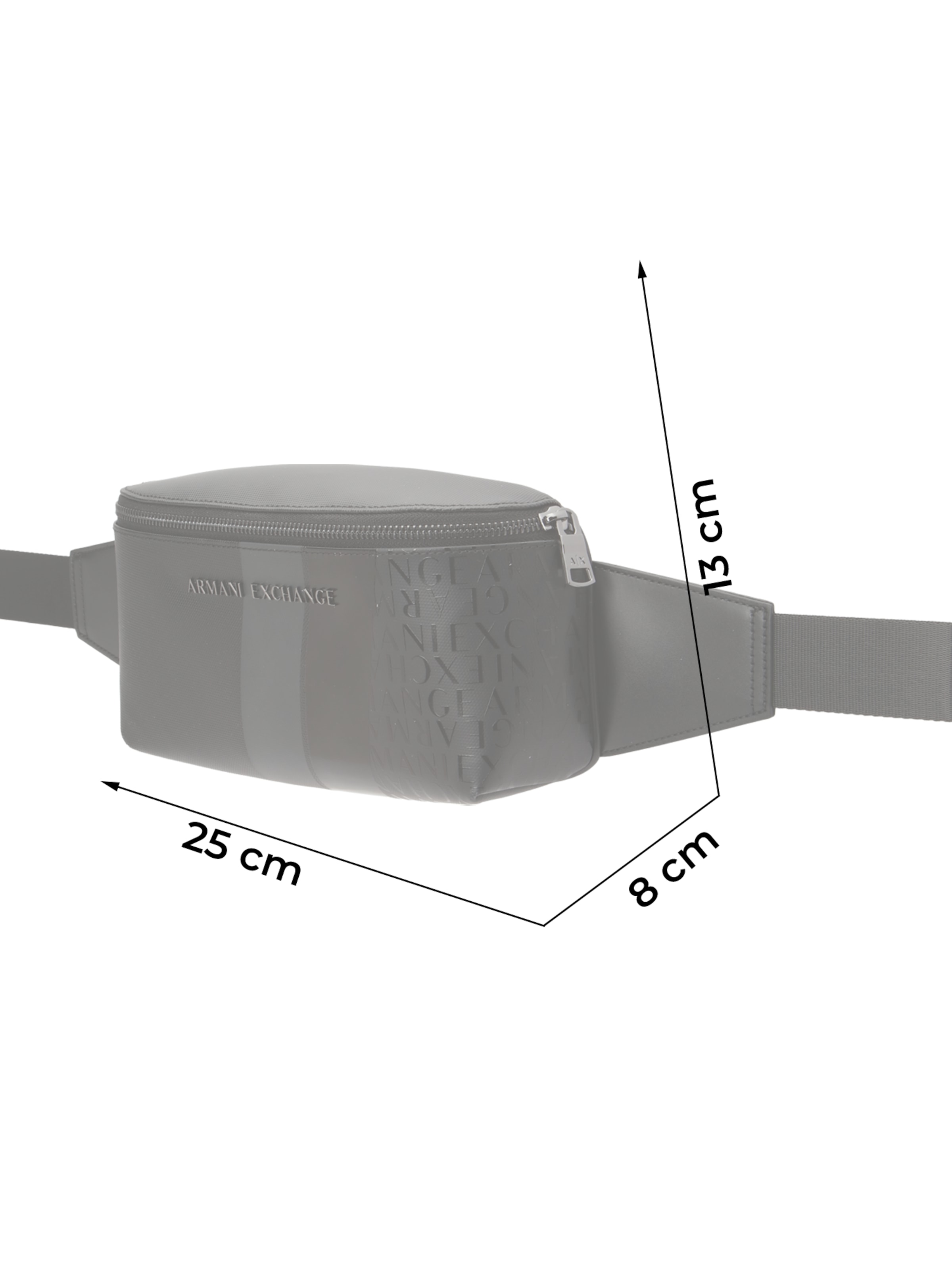 ARMANI EXCHANGE Övtáska 'DYLAN' - fekete