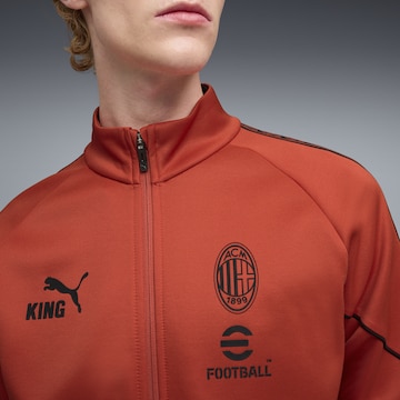 PUMA Sportsweatjacke 'AC Milan King Anthem' in Rot