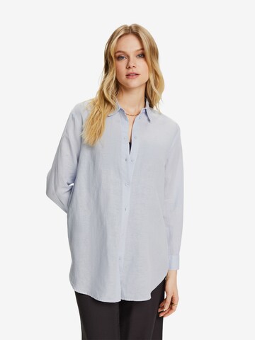 Camicia da donna di ESPRIT in blu: frontale