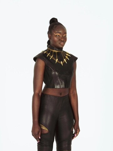 Haut 'Tech Princess Crop Top' Vibranyum en noir : devant