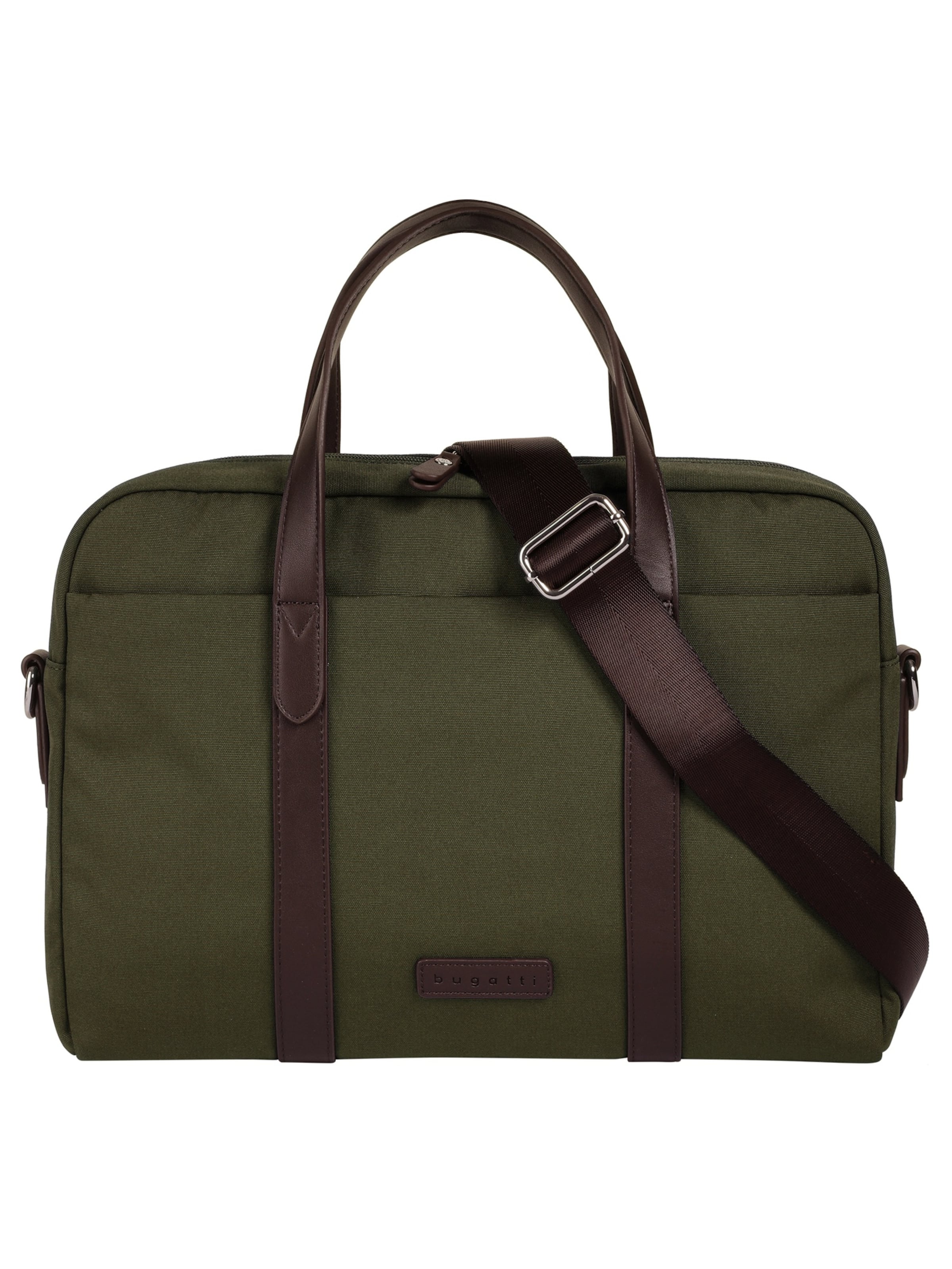 bugatti Briefcase 'MARO' in Green: front