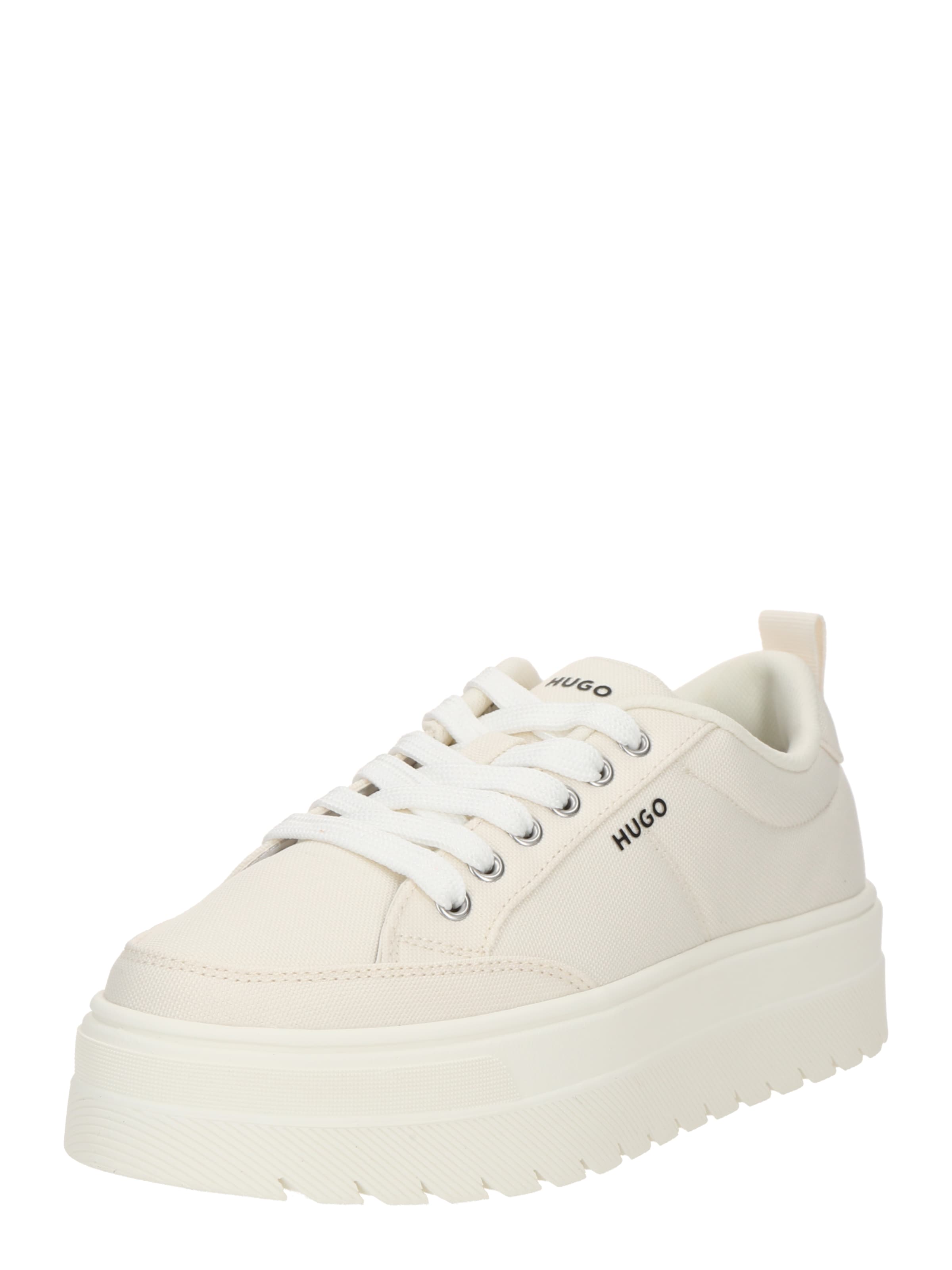 Sneaker low 'Lyssa' de la HUGO pe alb: față