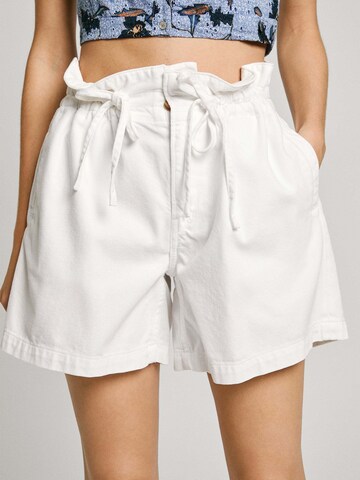 Pepe Jeans Loosefit Broek in Wit
