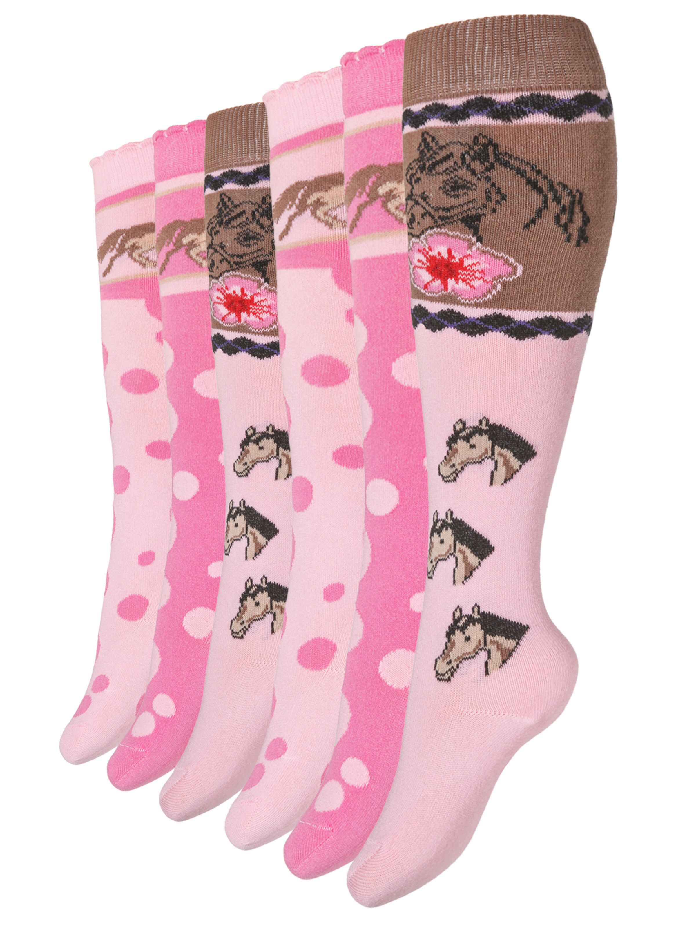 Calzino di Cotton Prime in marrone: frontale