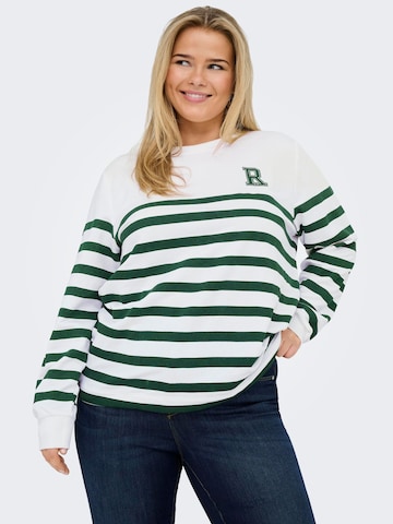 ONLY Carmakoma - Sudadera 'MADDY' en blanco