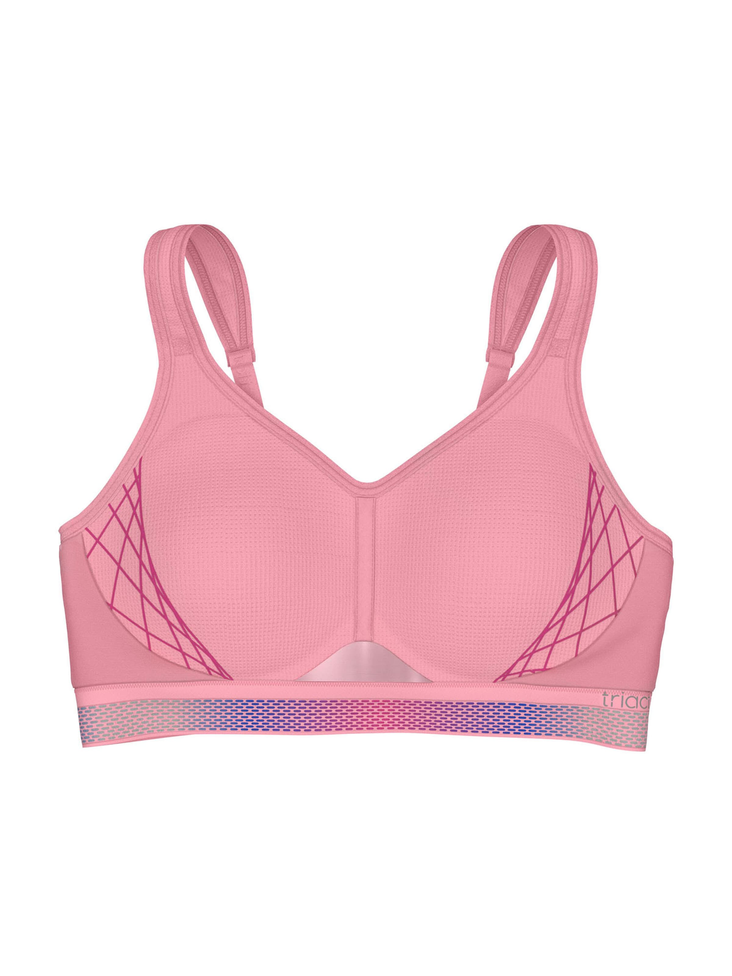 TRIUMPH Sports bra ' Triaction Cardio Flow ' in Pink: front