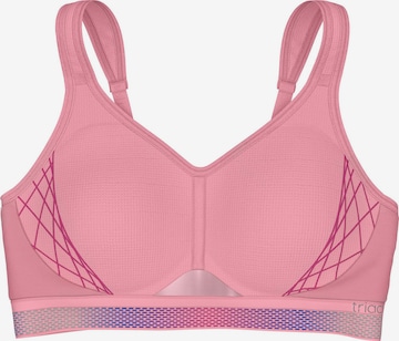 TRIUMPH Sports bra ' Triaction Cardio Flow ' in Pink: front
