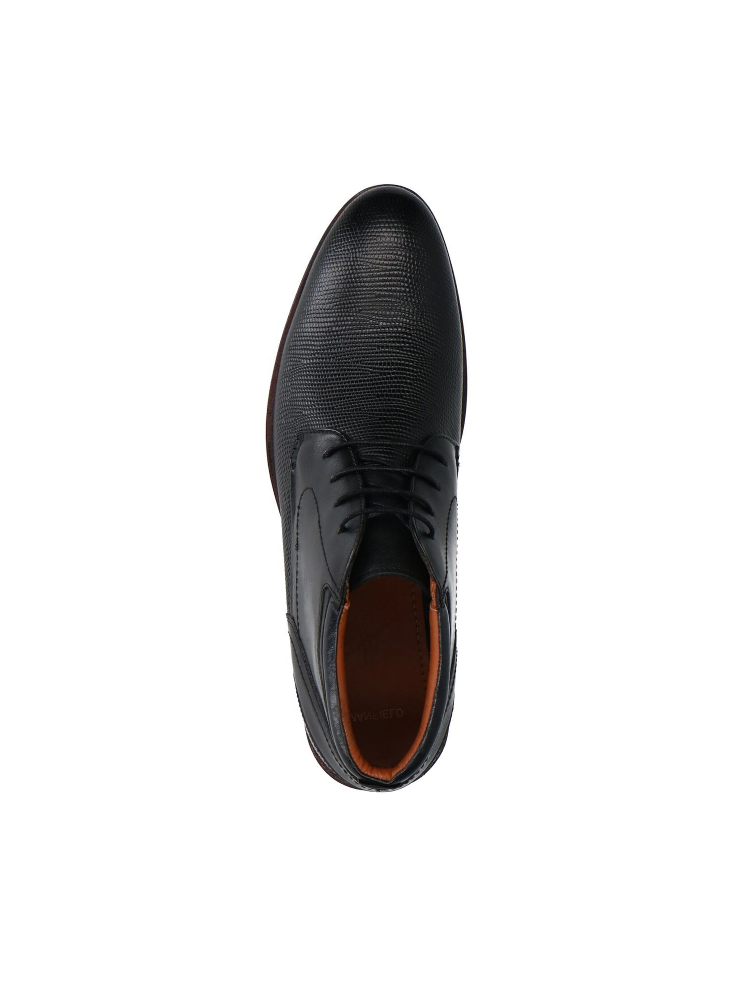 MANFIELD Lace-Up Boots in Black