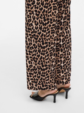 VILA Wide Leg Hose 'VILiopana' in Beige