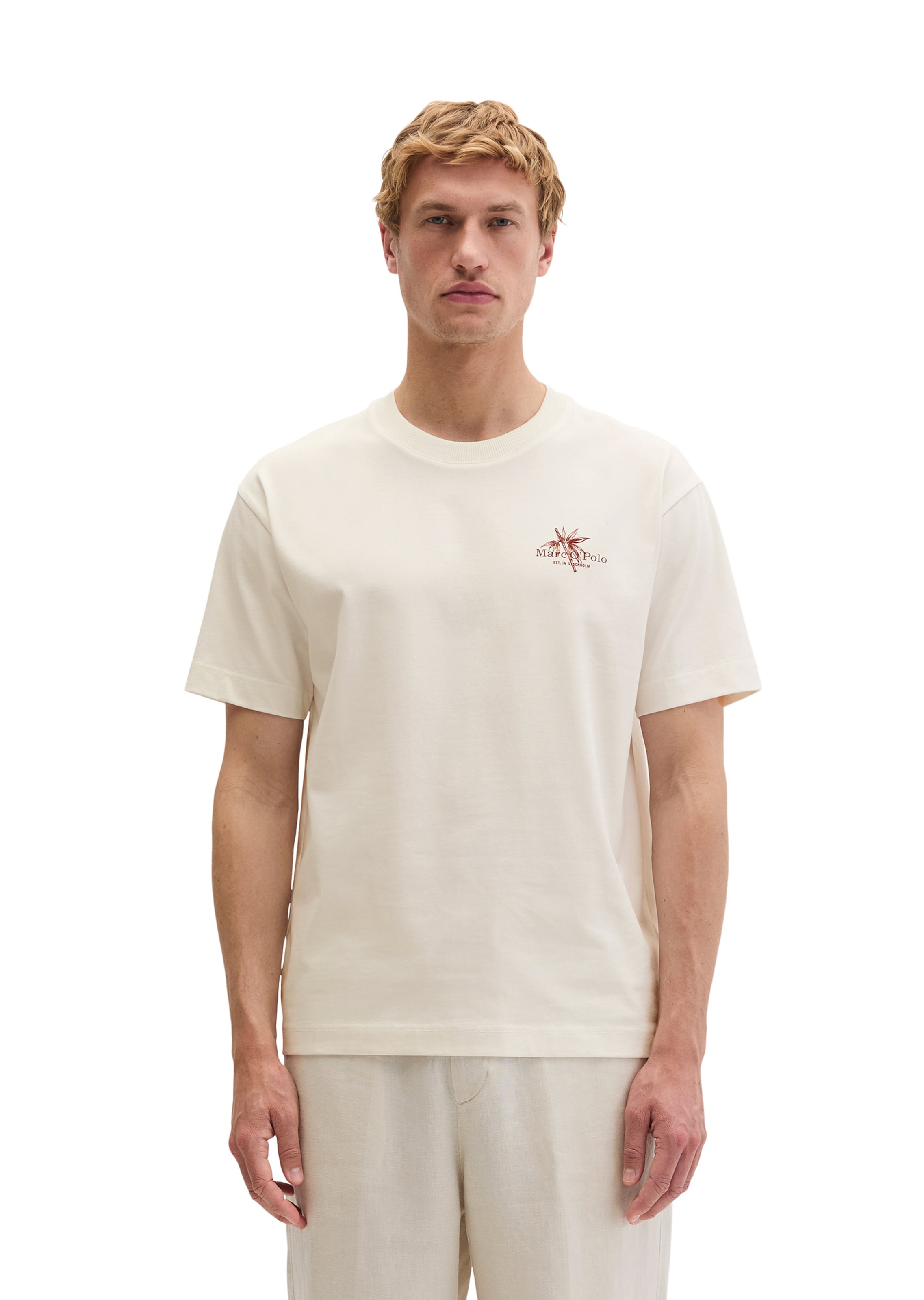 Marc O'Polo T-Shirt in Weiß: Vorderseite