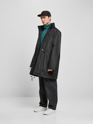 Urban Classics Winter Coat in Black