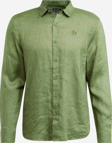 Key Largo Regular Fit Skjorte 'LUIS' i grøn: forside