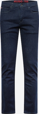 HUGO Red regular Jeans '708' i blå: forside