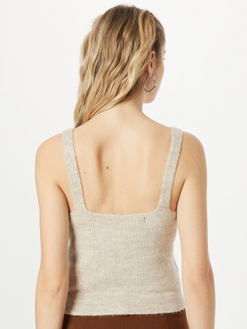 VERO MODA Knitted top 'LEFILE' in Beige