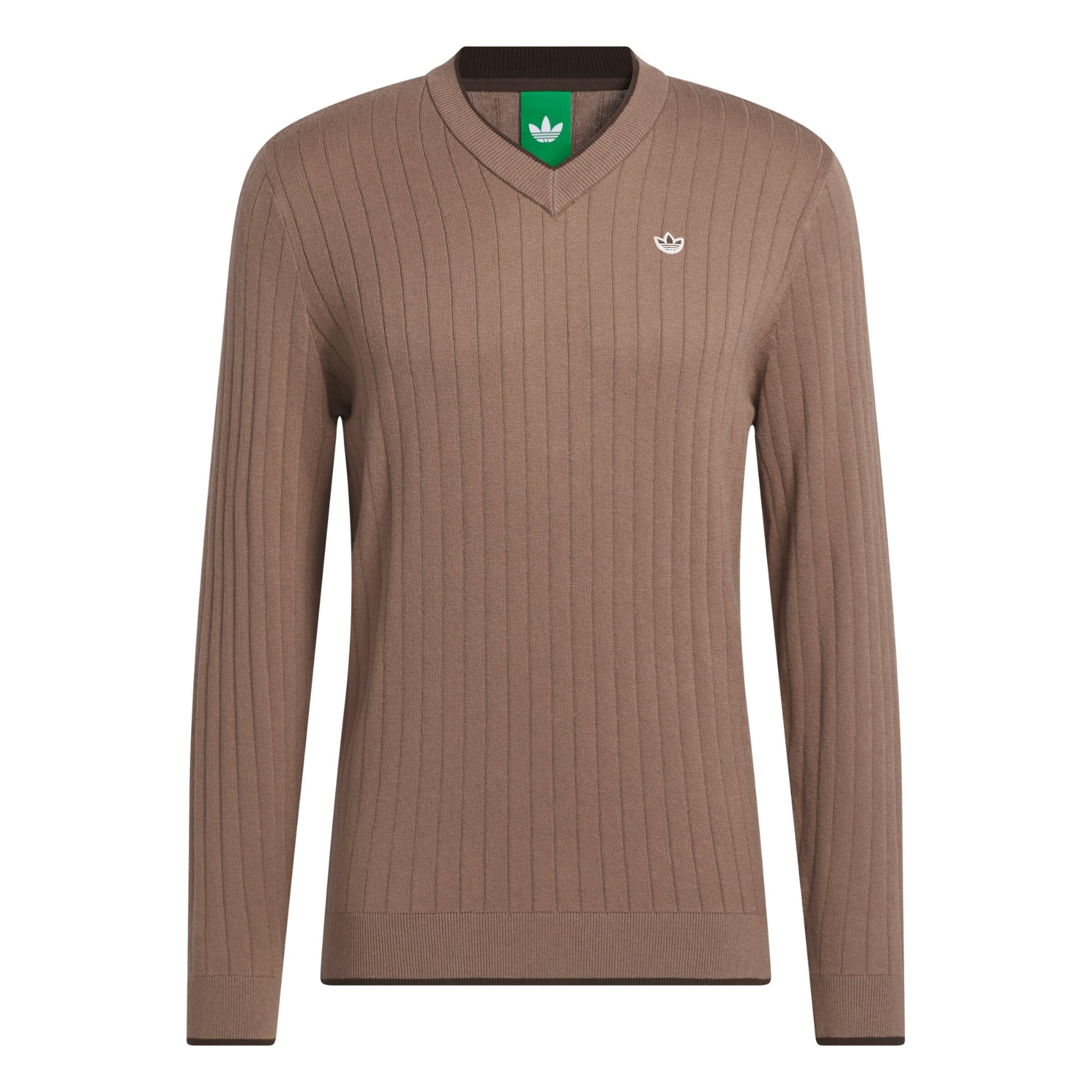 ADIDAS PERFORMANCE - Jersey deportivo 'Originals Cashmere Knit' en marrón: frente