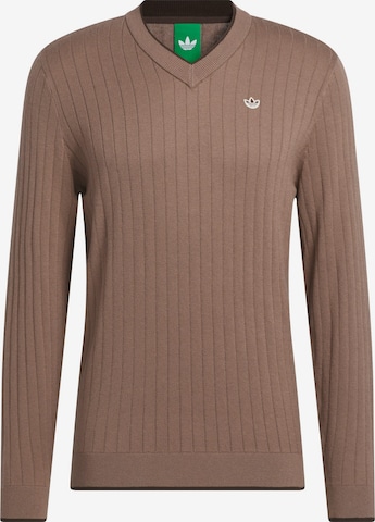 ADIDAS PERFORMANCE - Jersey deportivo 'Originals Cashmere Knit' en marrón: frente