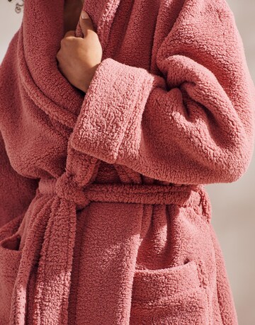 ESSENZA Long Bathrobe 'Nama' in Pink