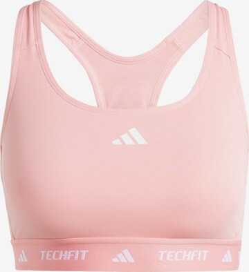 Reggiseno sportivo di ADIDAS PERFORMANCE in rosa: frontale