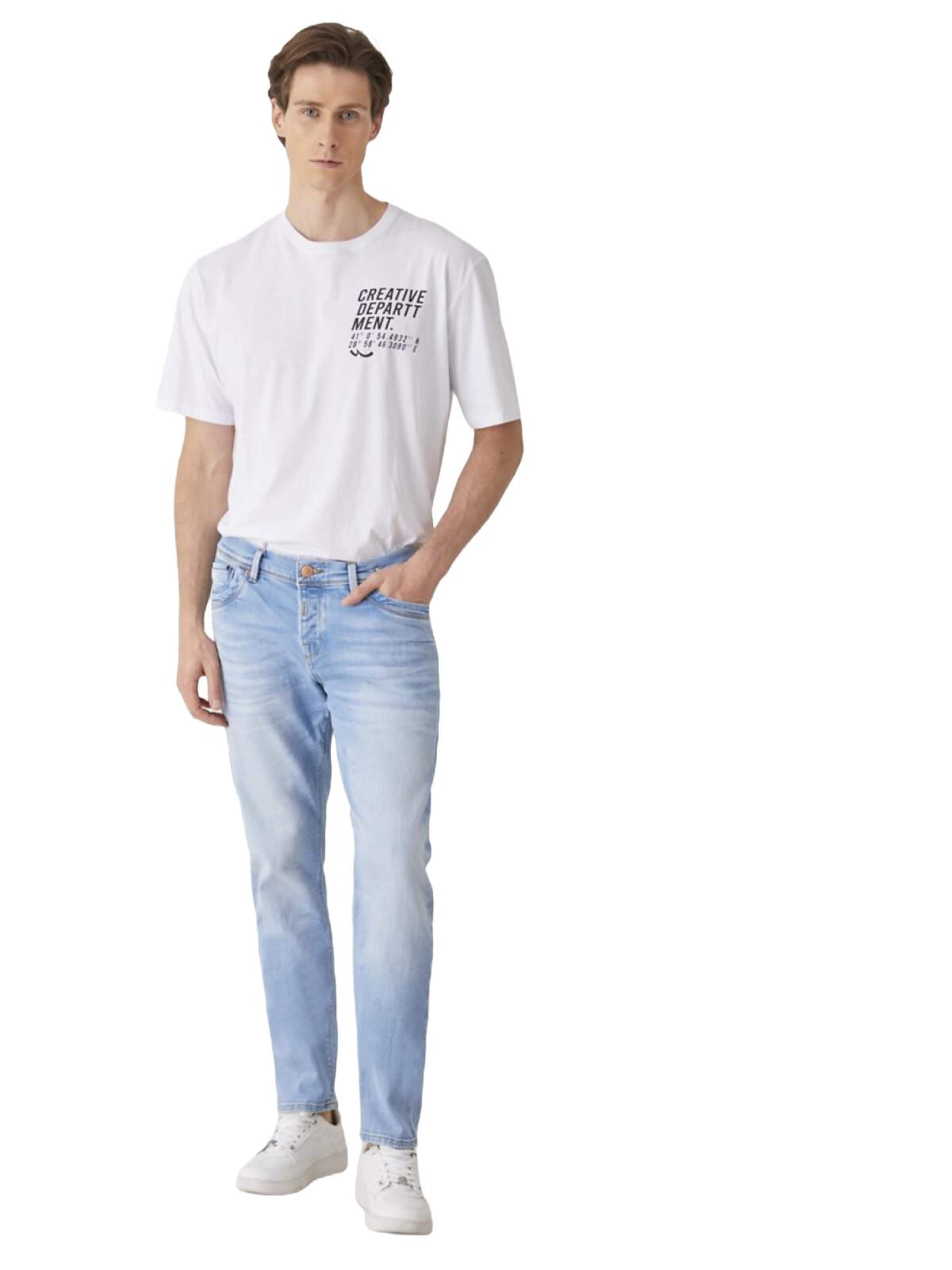 LTB Jeans - Tapered Vaquero 'LTB Jeans Herren Servando X D Tapered Skinny Mid Waist Jeans' en verde: frente