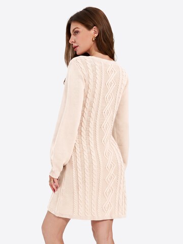 Imily Bela Strikkjole i beige