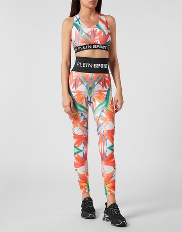 Plein Sport - Bustier Top deportivo en blanco