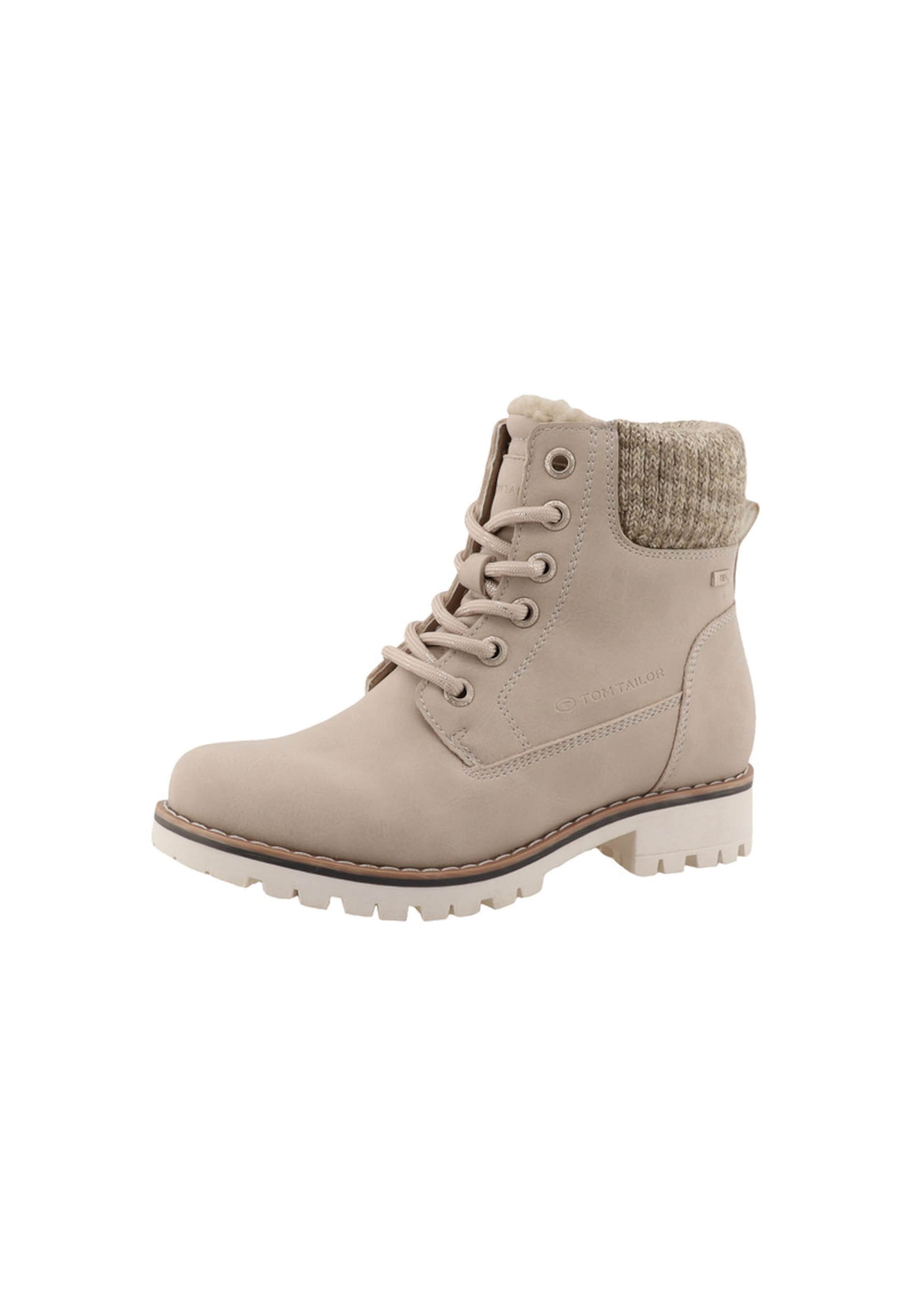 TOM TAILOR Laarzen in Beige: voorkant