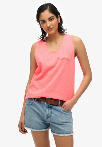 Haut 'Essential' Superdry en orange : devant
