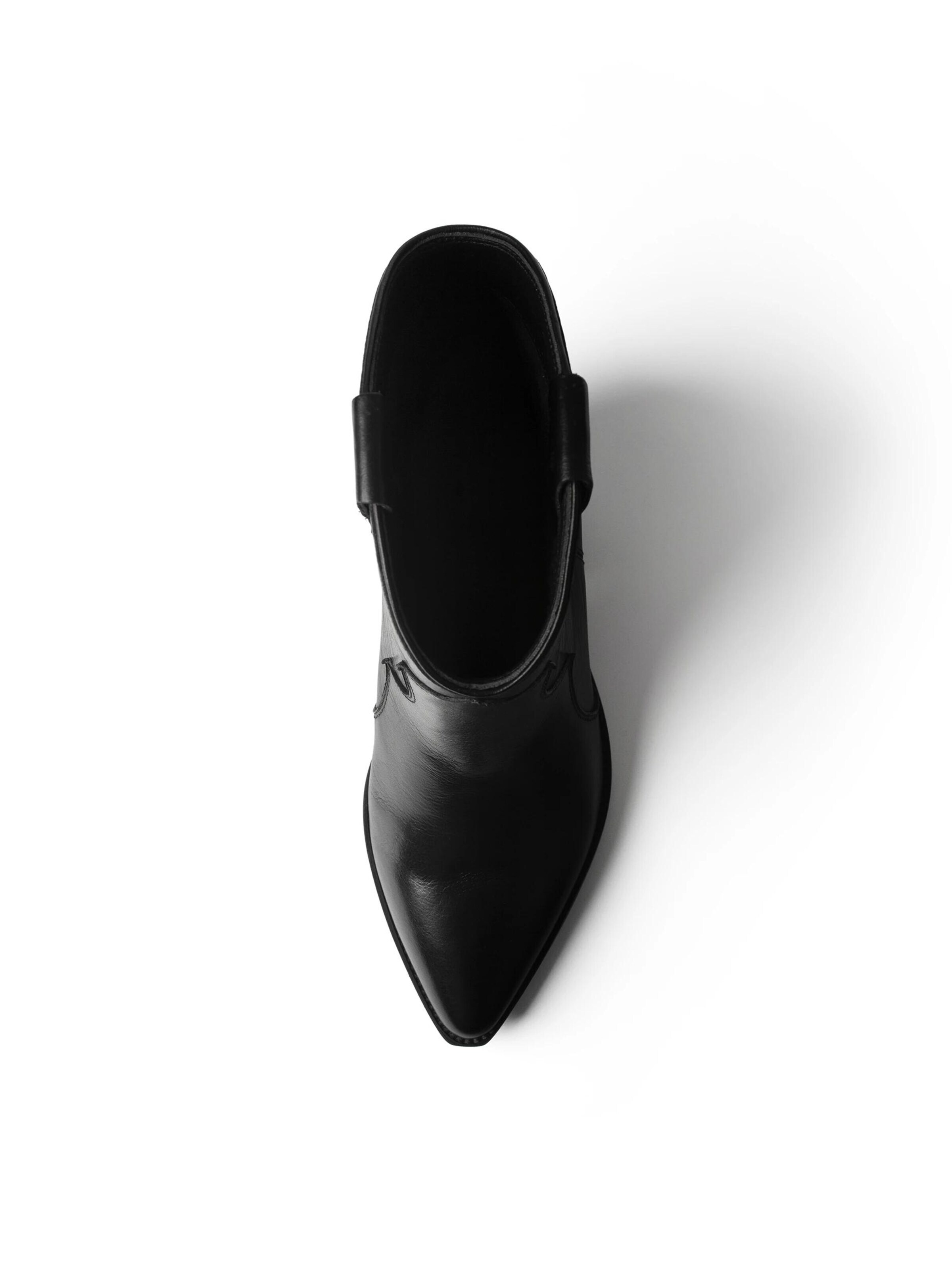 Cizme glezne 'NOTHING TO LOSE' de la L37 HANDMADE SHOES pe negru