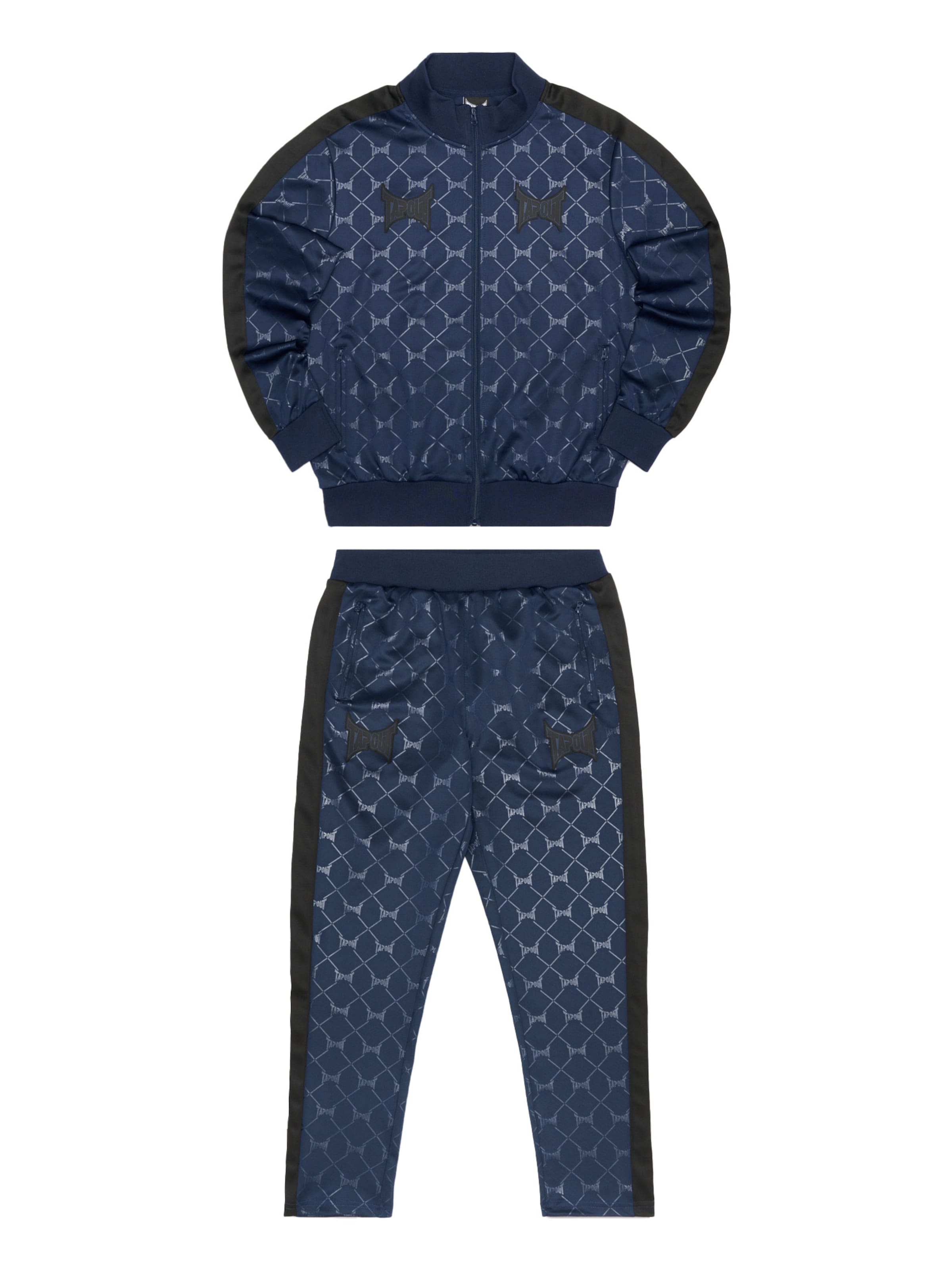 Survêtement Tapout en bleu : devant