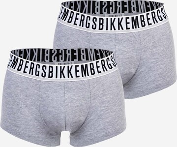 BIKKEMBERGS Boxer shorts in Grey: front