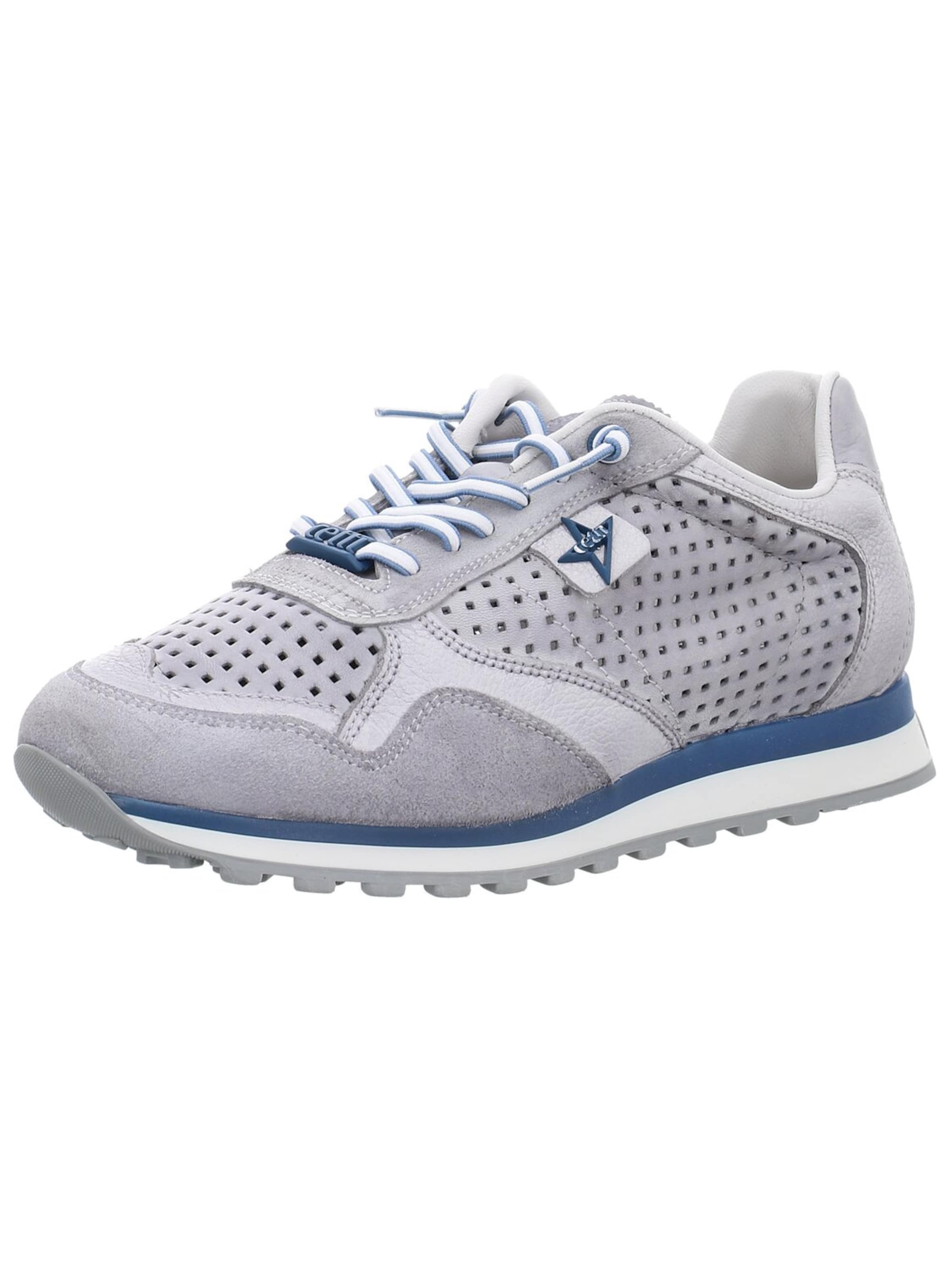 Cetti Athletic Lace-Up Shoes in Grey: front