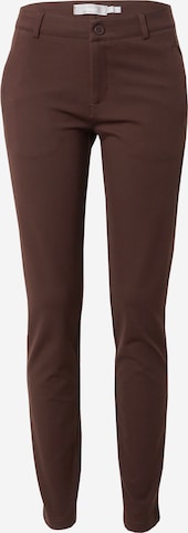 Pantalon chino 'LANO TESSA' Fransa en marron : devant