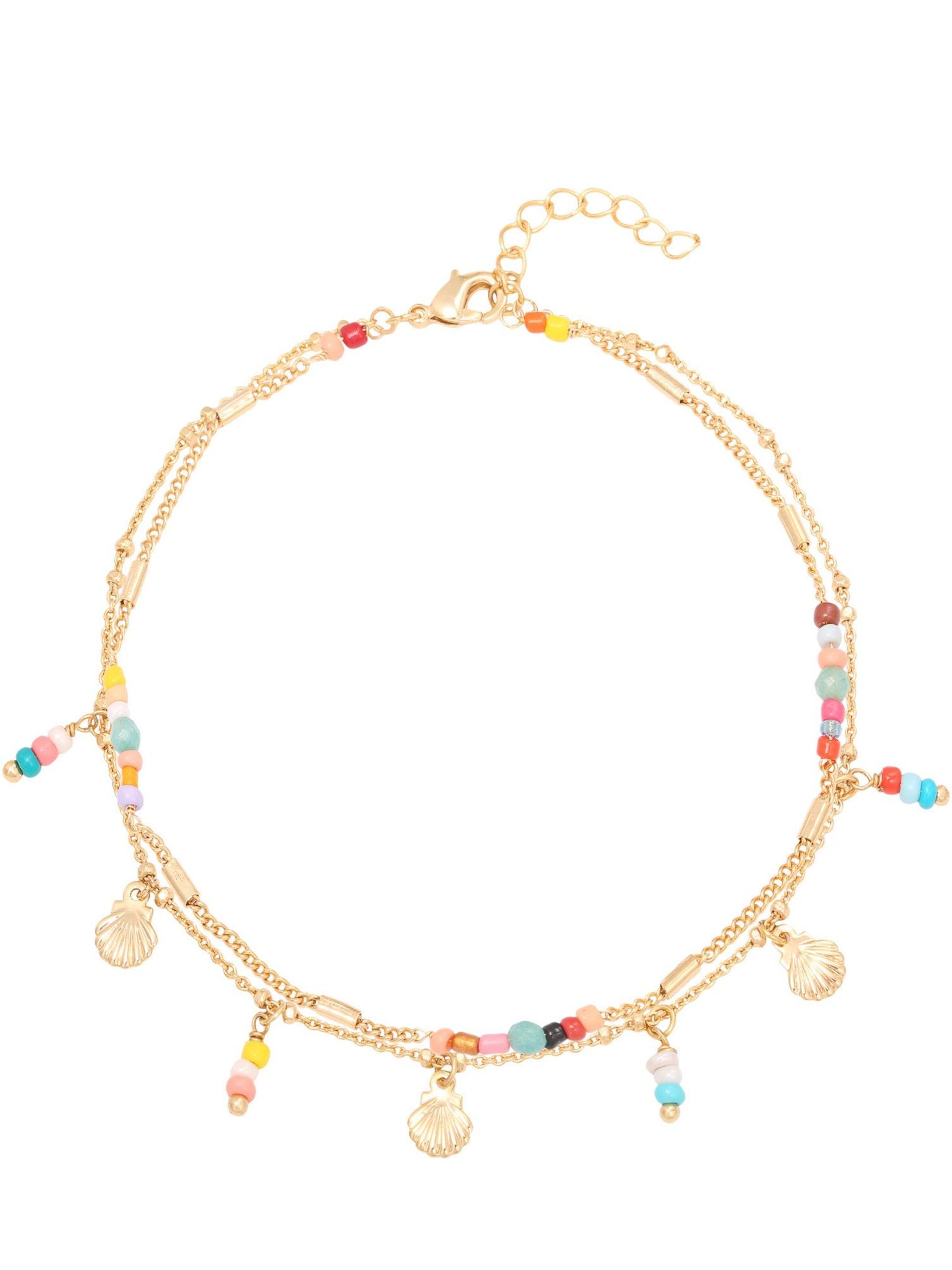 Cala Rose Foot Jewelry 'BEACH' in Gold: front