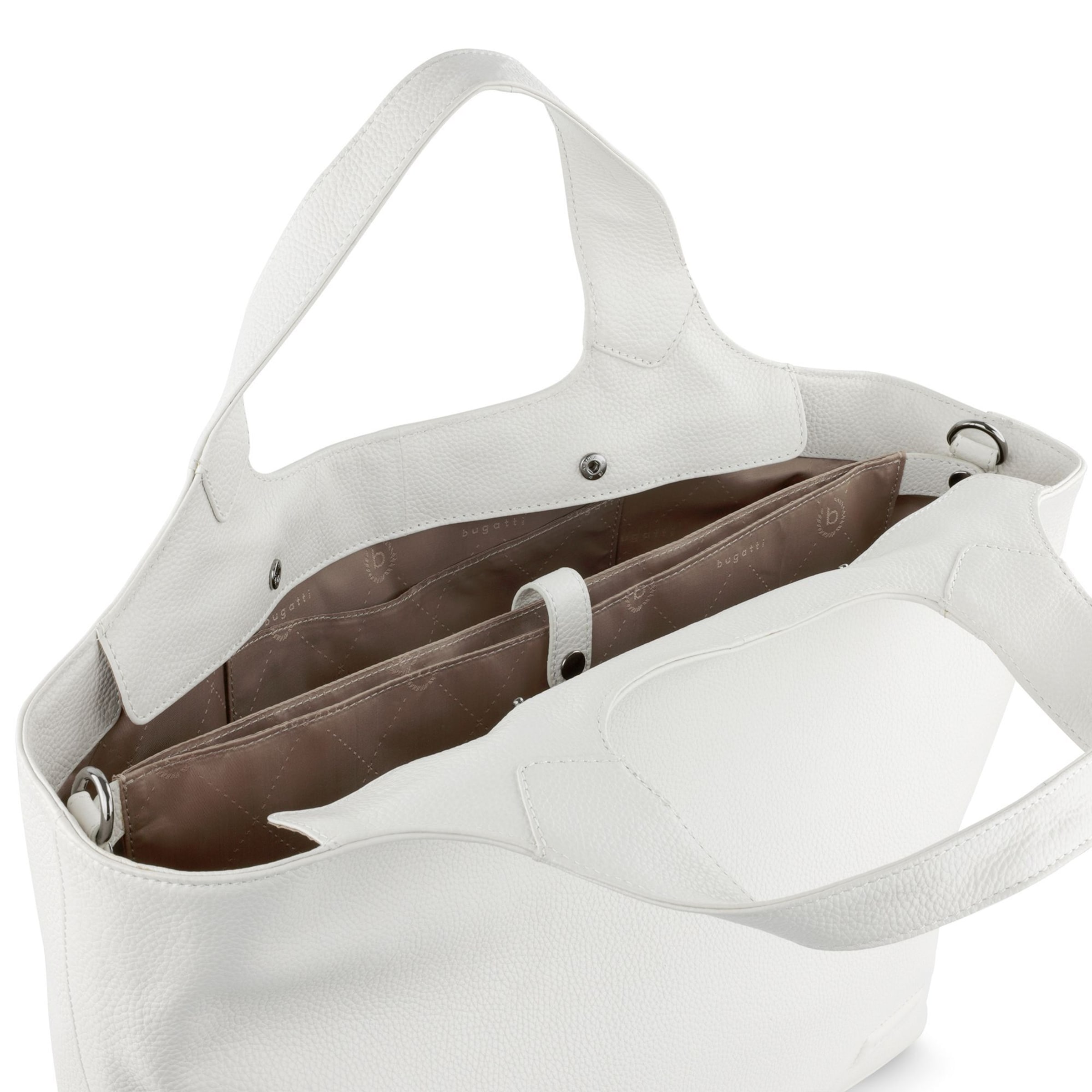 Cabas 'Elsa' bugatti en blanc