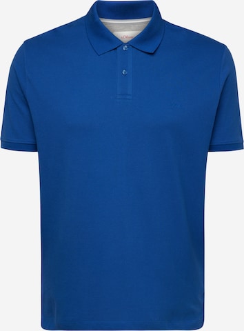 s.Oliver Men Big Sizes Poloshirt in Blau: predná strana