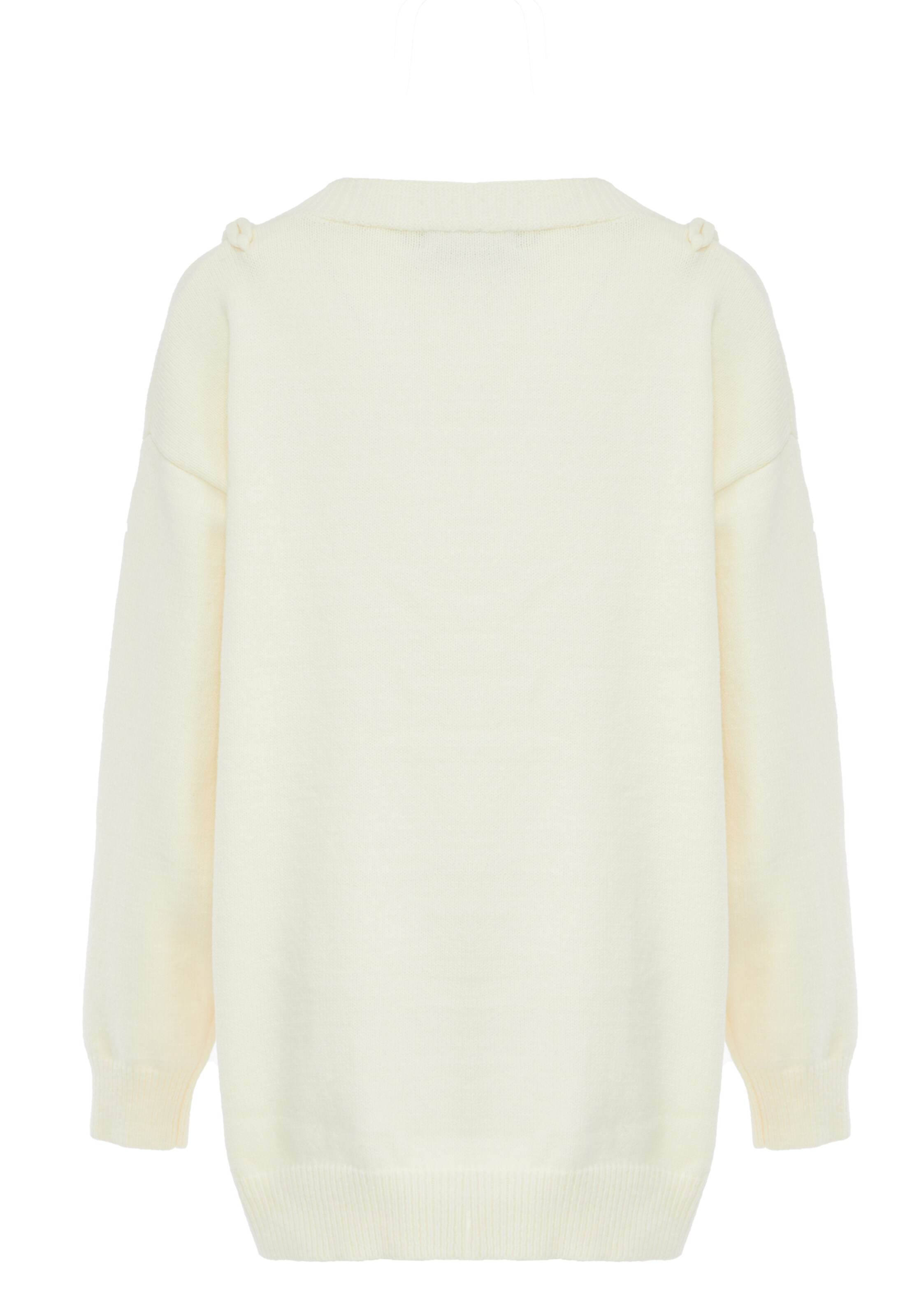 caissa - Casaco de malha em branco