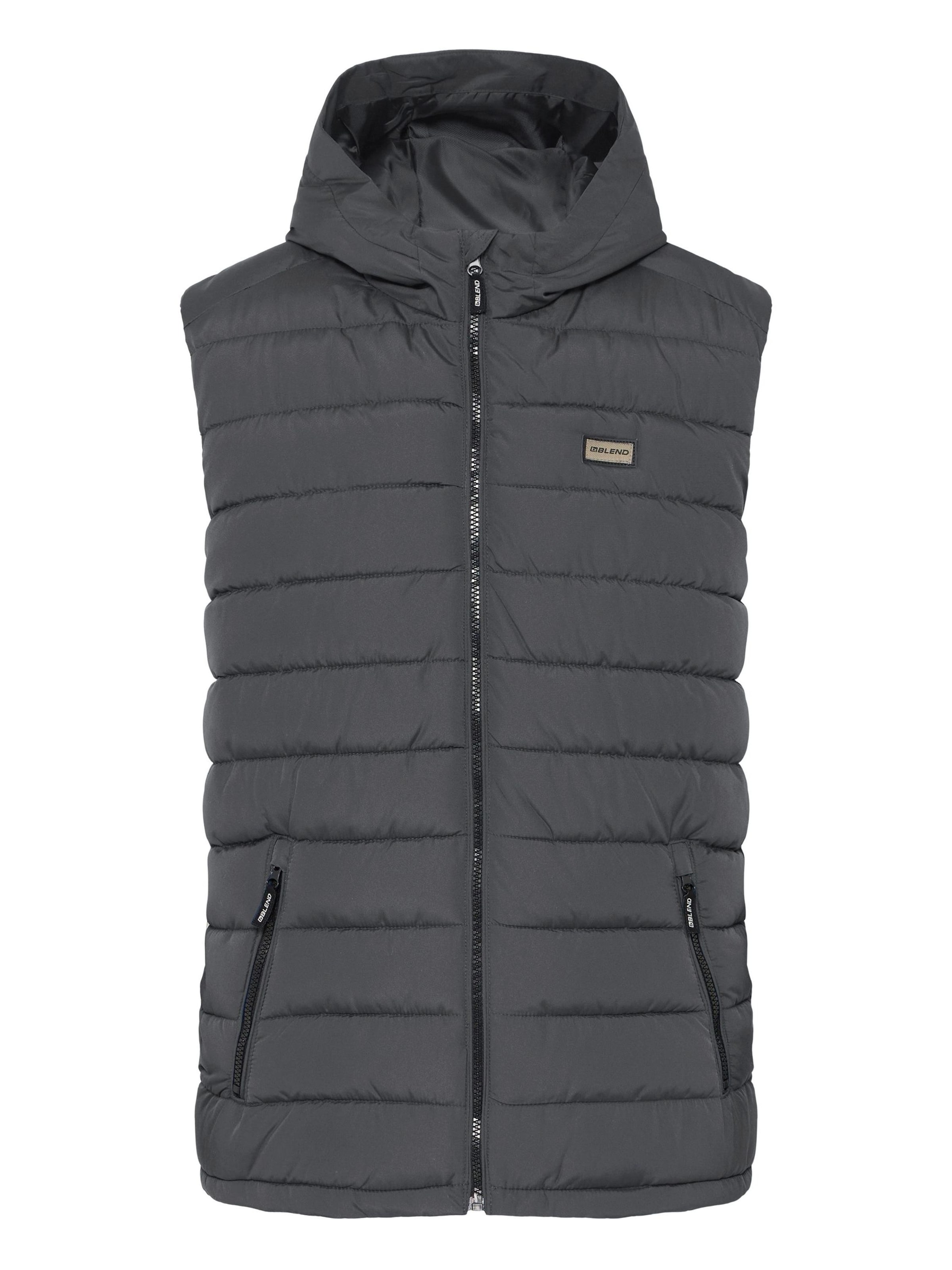 BLEND Steppweste ' BHMelai ' in Grau: Vorderseite