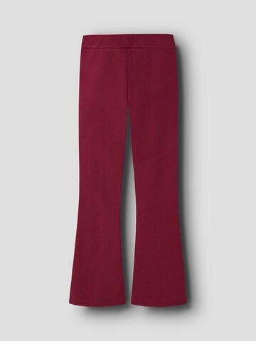 NAME IT Flared Trousers 'NKFFRIKKALI' in Red