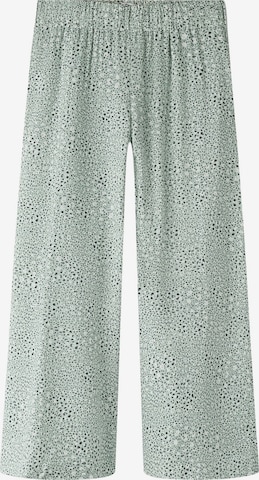 Wide Leg Pantalon NAME IT en vert : devant