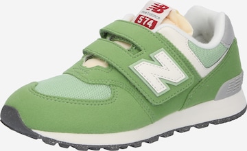 new balance Sneaker '574' i grön: framsida