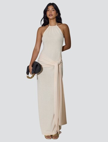 South Beach Dress in Beige: front
