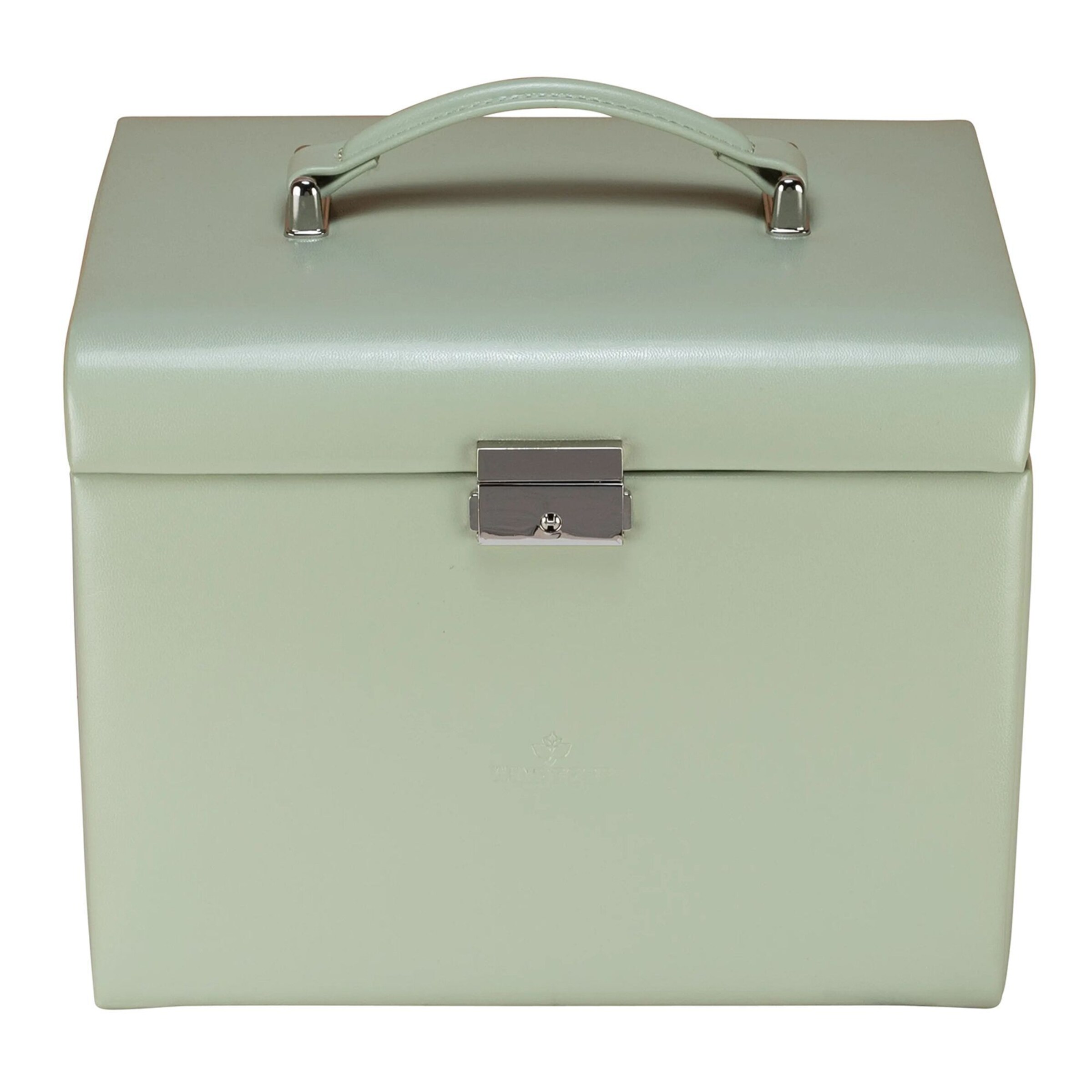 WINDROSE Sieraden-bewaring 'Merino' in Groen: voorkant