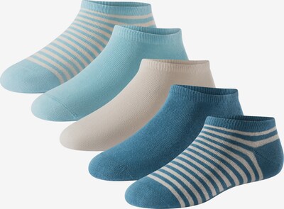 SCHIESSER Socken in sand / blau / aqua, Produktansicht