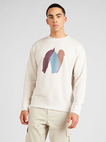 Sweat-shirt 'Arne' NORSE PROJECTS en blanc : devant